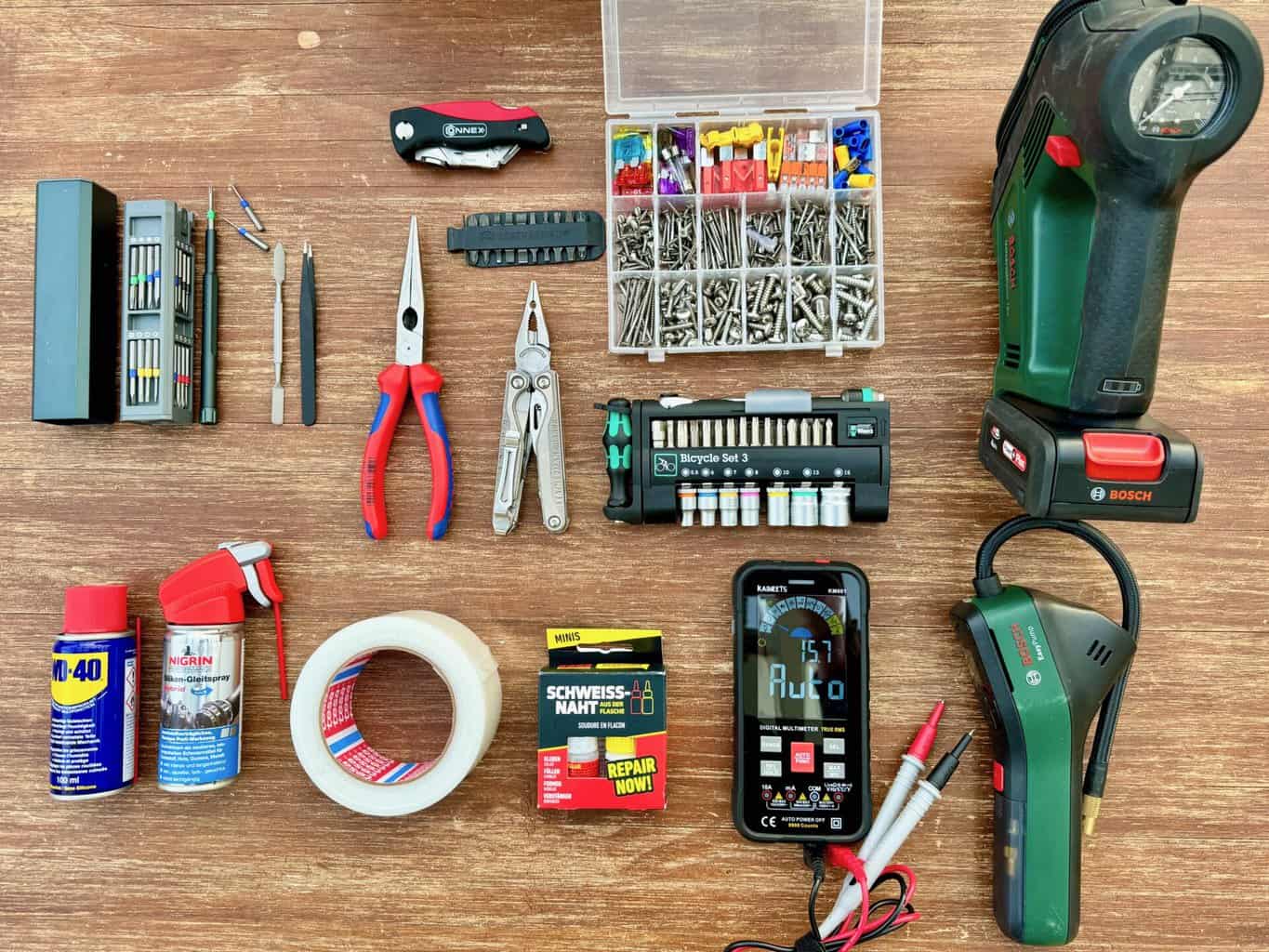, Werkzeugkasten die besten Werkzeuge und Tools