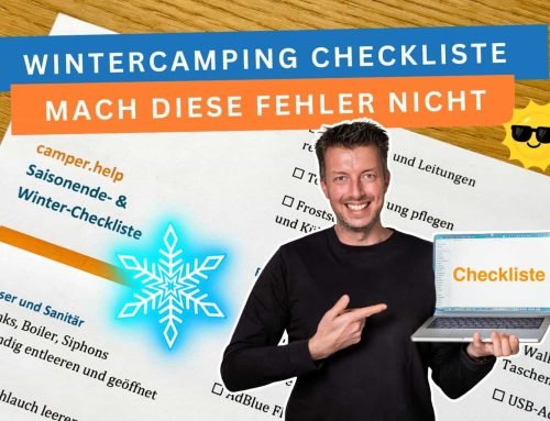 Saisonende oder Wintercamping – Diese Checkliste hilft dir weiter