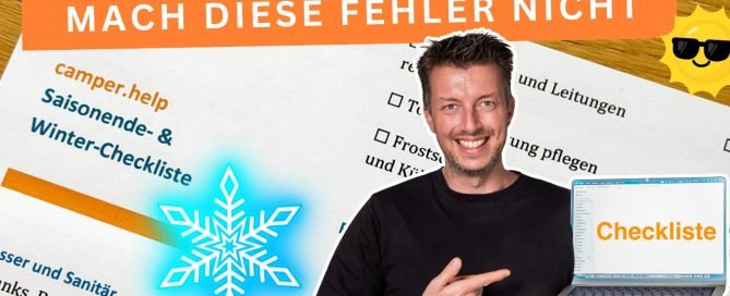 Saisonende oder Wintercamping - Diese Checkliste hilft dir weiter, Winter Checkliste 1600 1200