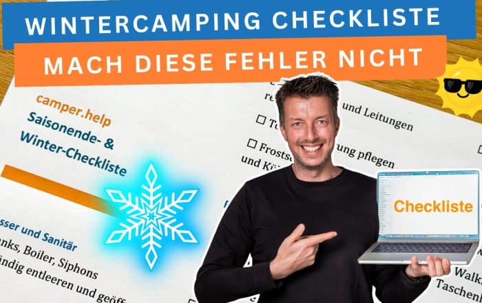 Saisonende oder Wintercamping - Diese Checkliste hilft dir weiter, Winter Checkliste 1600 1200