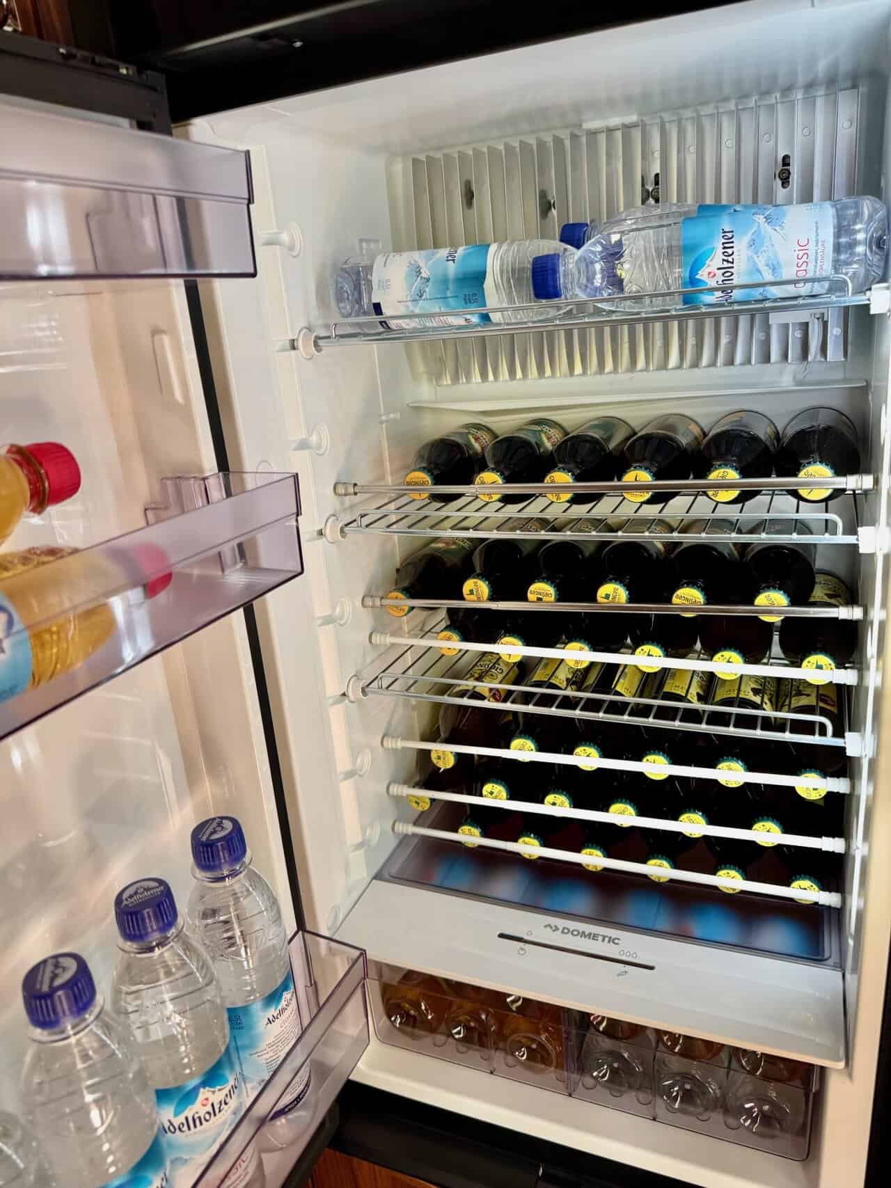 , Wohnmobil Kühlschrank Getränke gegen herausfallen sichern