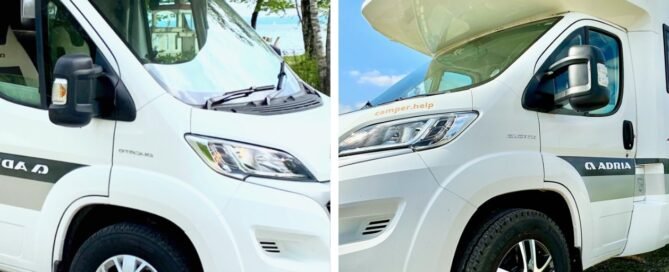 , Wohnmobil Umrüstung Stahlfelgen auf Alufelgen vorher nachher