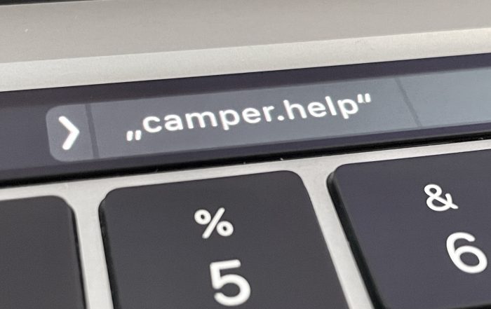 camper-help-Tastatur