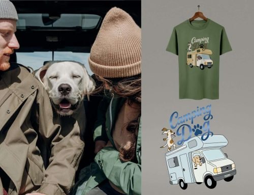 Neues Motiv Camping Dog: Camper, Hund & Abenteuer