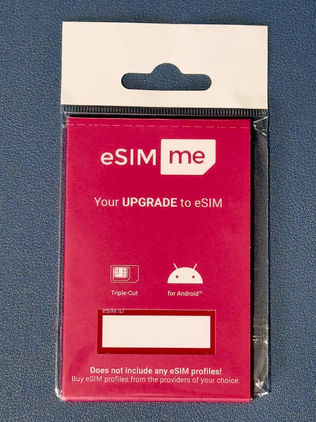 , eSIMme Verpackung